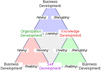 Enterprise Pyramid with intentions and actions